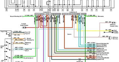 ford instrument cluster wiring diagram 