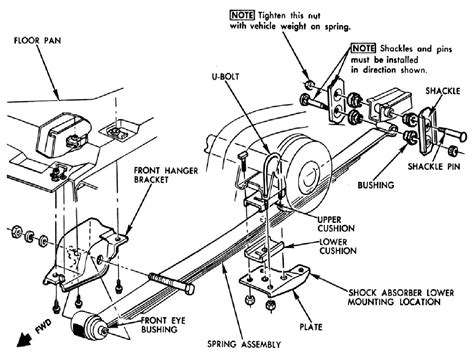 ford leaf spring diagram 