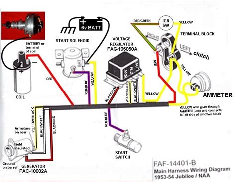 ford naa generator wiring diagram 