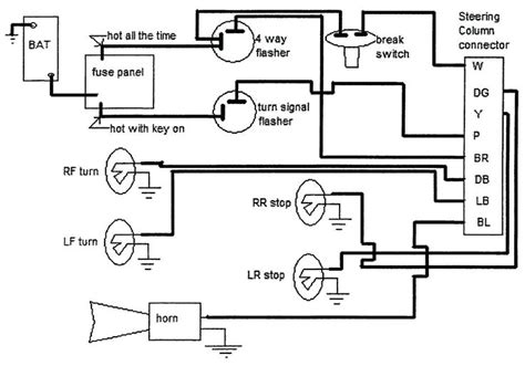 ford steering column wiring schematic 