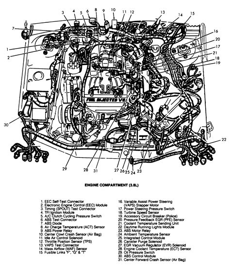 ford taurus parts diagram 