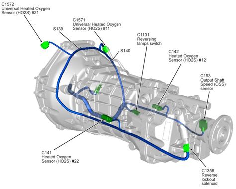 ford transmission wiring harness diagram 