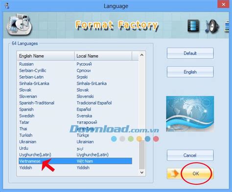 format factory change language, Format factory: how to change language
