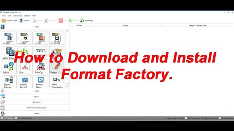 format factory youtube, Format factory software pc freeware convert audio another downloads. Format factory 4.9.5.0 free download