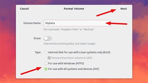format usb on ubuntu, Format usb in ubuntu – amisha budhiraja. Ubuntu lts button