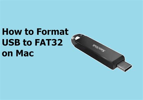 format usb stick to fat32 on mac, How to format usb to fat32. 6 ways to format usb to fat32 on windows 10/11 [full guide]