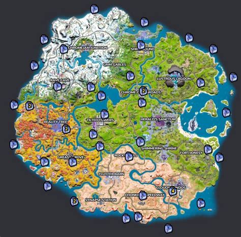 fortnite ice machine locations chapter 4