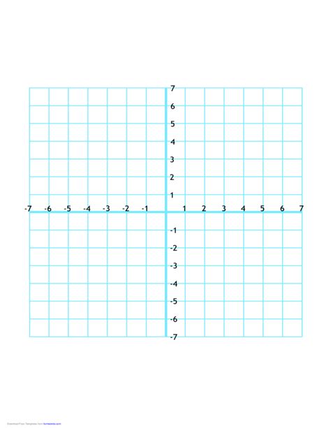 Four Quadrant Grid Template