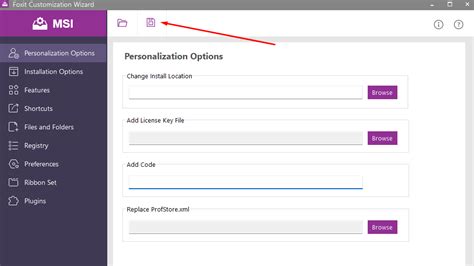 foxit customization wizard tool, Generate transform mst files via customization wizard – help center