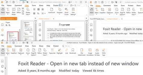 foxit open in new window, Foxit phantompdf 版