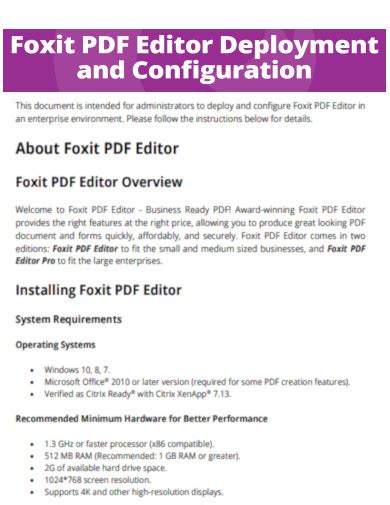 foxit pdf editor cheat sheet, Foxit pdf editor
