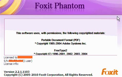 foxit phantom pdf activation code, Foxit reader help