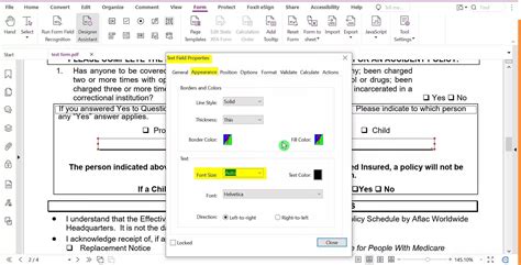 foxit reader change font size, Foxit reader change typewriter font size