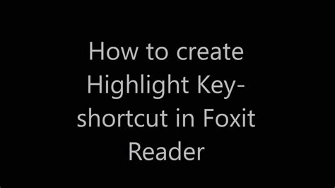 foxit reader highlight shortcut, Foxit reader ubuntu 20.04