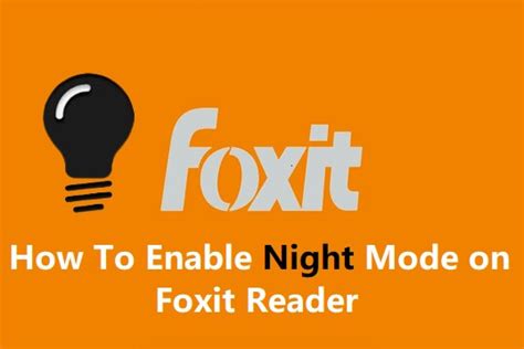 foxit reader night mode, Foxit enable. How to enable and disable night mode on foxit reader