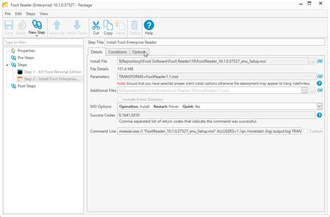 foxit reader silent install command line, Installshield wizard silent install / the sccmist: silent install of