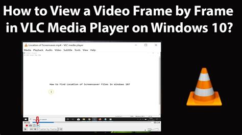frame by frame in vlc media player, How to go frame by frame in vlc media player? solved