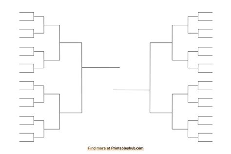 Free Blank Printable Brackets
