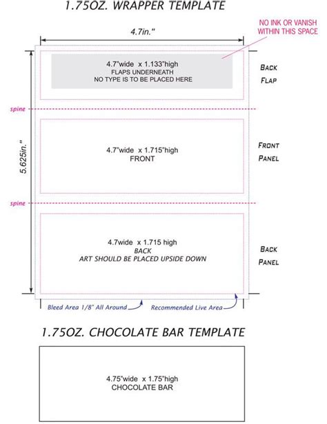 Free Candy Bar Wrapper Template For Word
