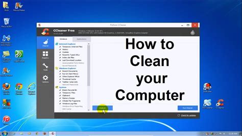 free cleaner for computer ccleaner, Ccleaner for windows 10 and pc
