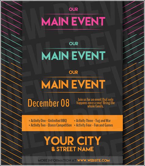 Free Event Flyer Templates