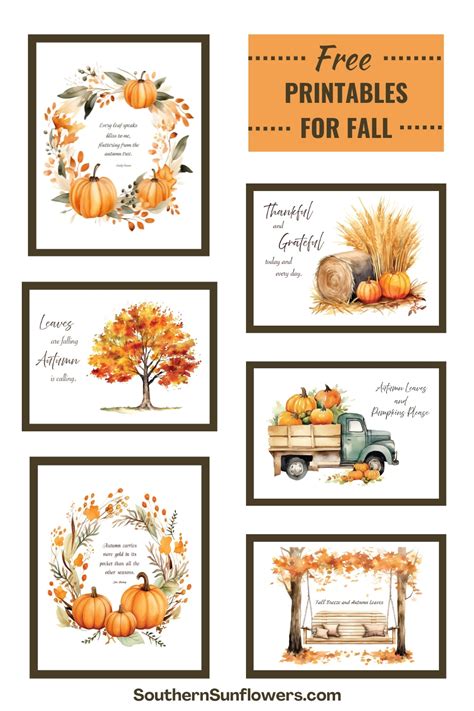Free Fall Art Printables