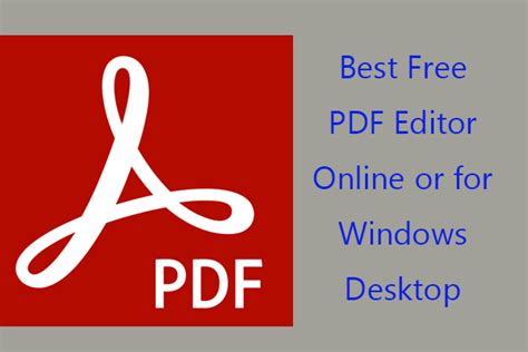 free pdf editor app for windows 10, The best free pdf editor 2022