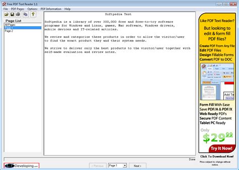 free pdf text reader online, Free pdf reader and editor