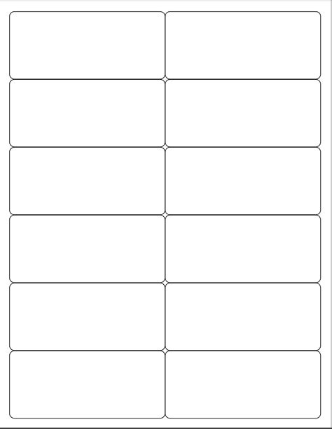 Free Printing Labels Template