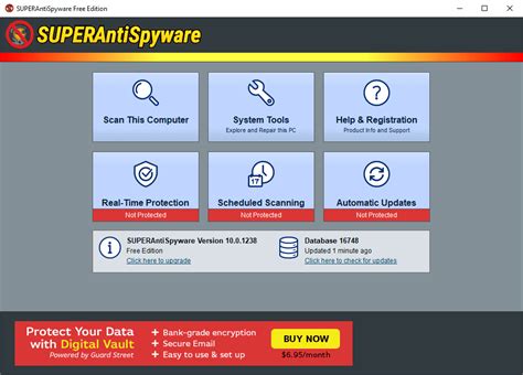 free superantispyware will not update, Antivirus anti spyware free download