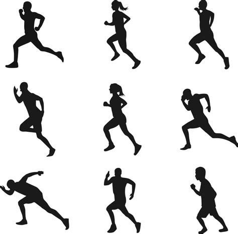 free vector runner silhouette, Jogging vecteezy visionheldup lavarmsg atchabao nouri. Running silhouette vectors