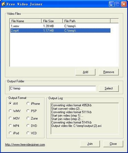 freeware video joiner tutorial, Freeware video joiner software
