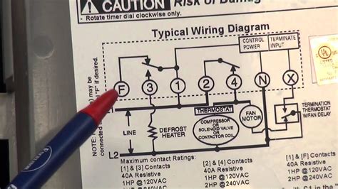 freezer defrost timer wiring diagrams 