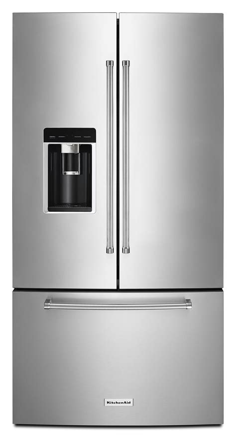 french door refrigerator with water and ice dispenser