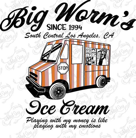 friday big worm ice cream truck