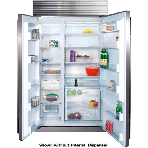 fridge with internal water dispenser and ice maker