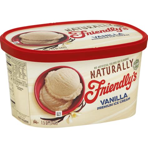 friendlys vanilla ice cream