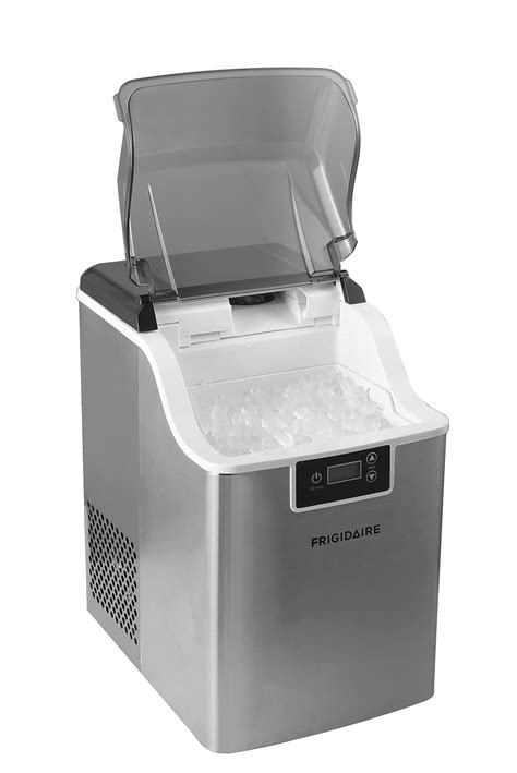 frigidaire 44 lbs chewable nugget ice maker stainless steel