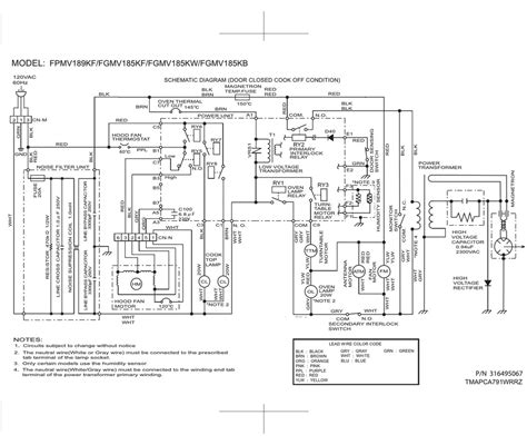 frigidaire microwave wiring diagram 