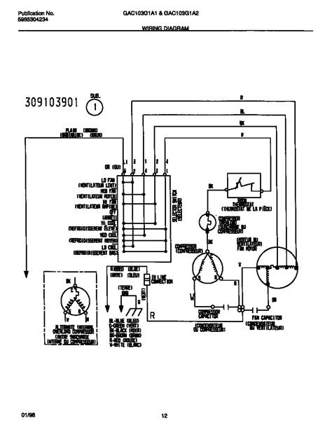 frigidaire wiring diagram 