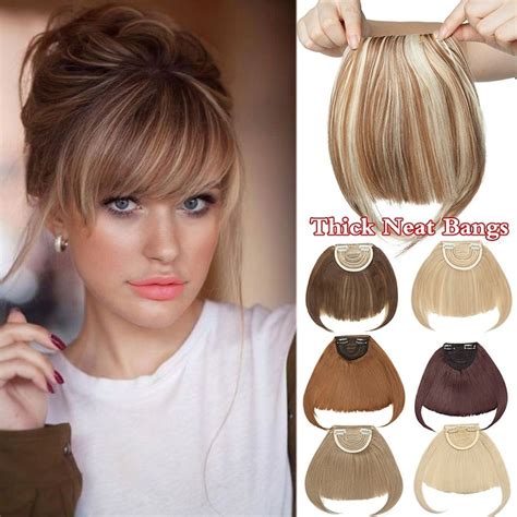 fringe clip in hair extensions