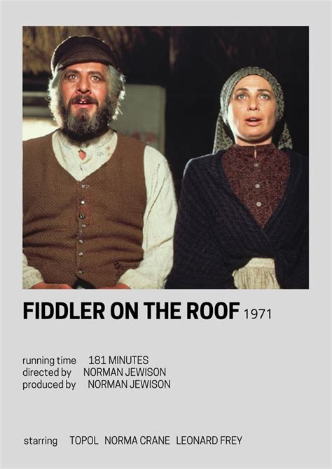 frisättning Fiddler on the Roof