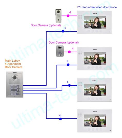 front door intercom speaker wiring diagram 