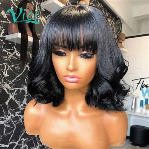 frontal wig with bangs