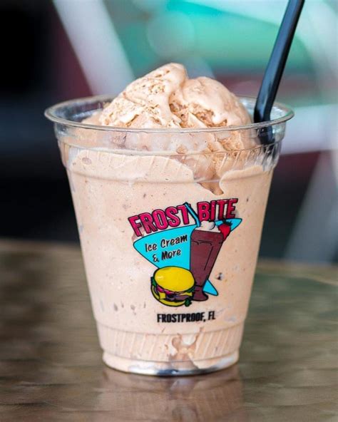 frostbite ice cream & more menu