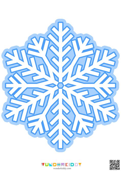 Frozen Blue Snowflakes Printable