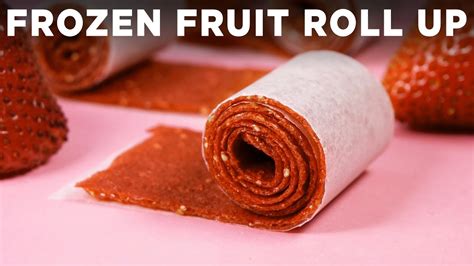 frozen fruit roll ups with ice cream