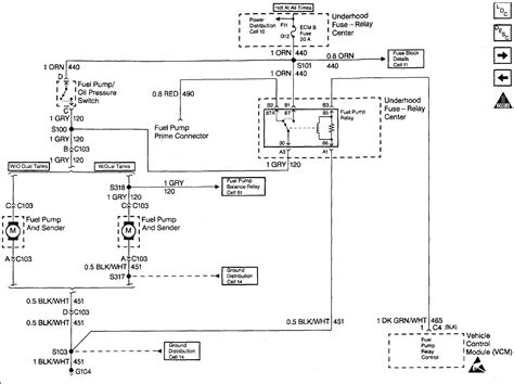 fuel pump wiring diagram gmc 