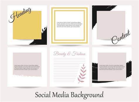 full background image post layout, Fluid background post design layout with unique shapes stock template