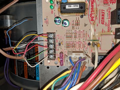 furnace circuit board wiring 